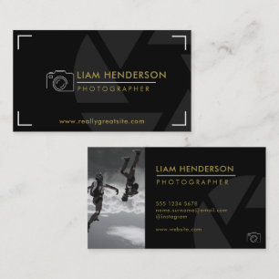 Photography Business Cards Modern Photographer