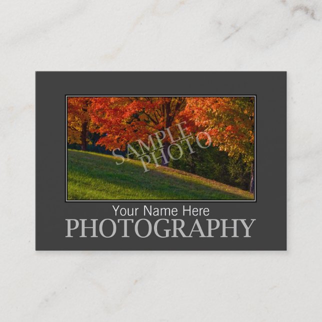 Photography Business Cards Template (Front)
