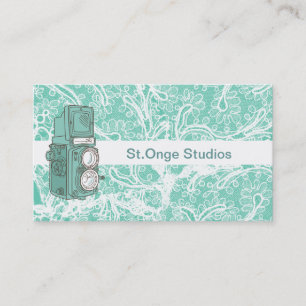 Photography Business Cards Vintage Camera