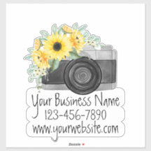 Photography Business Decal