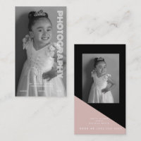 Photography Business Shapes Colour Block Faux Foil