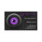 Photography Camera Lens Amethyst Eye Business Card