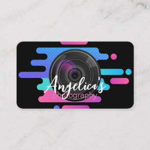 Photography Camera Lens Art Business Card