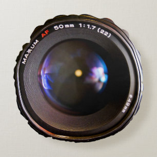 Photography camera lens round cushion
