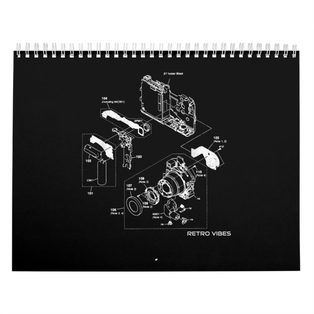 Photography Camera Photo Vibes Calendar (Cover)