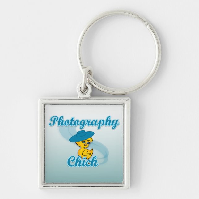 Photography Chick #3 Key Ring (Front)