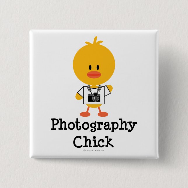 Photography Chick Button (Front)