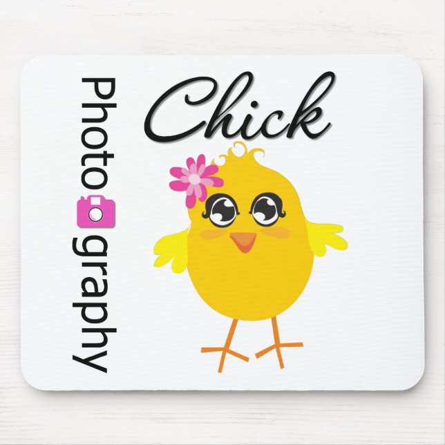 Photography Chick Mouse Pad (Front)