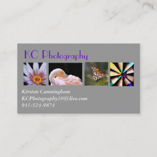 Photography Collage Business Card