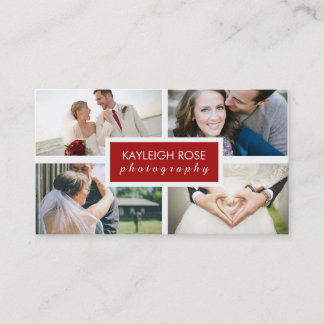 Photography Collage Business Card