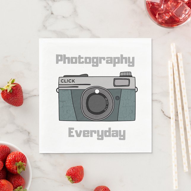Photography Everyday Camera Photo Napkins (Creator Uploaded)