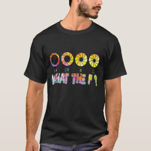 Photography F Stop Lens Camera Photographer 2 T-Shirt