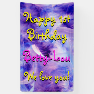 Photography - feathers blue violet + your ideas banner
