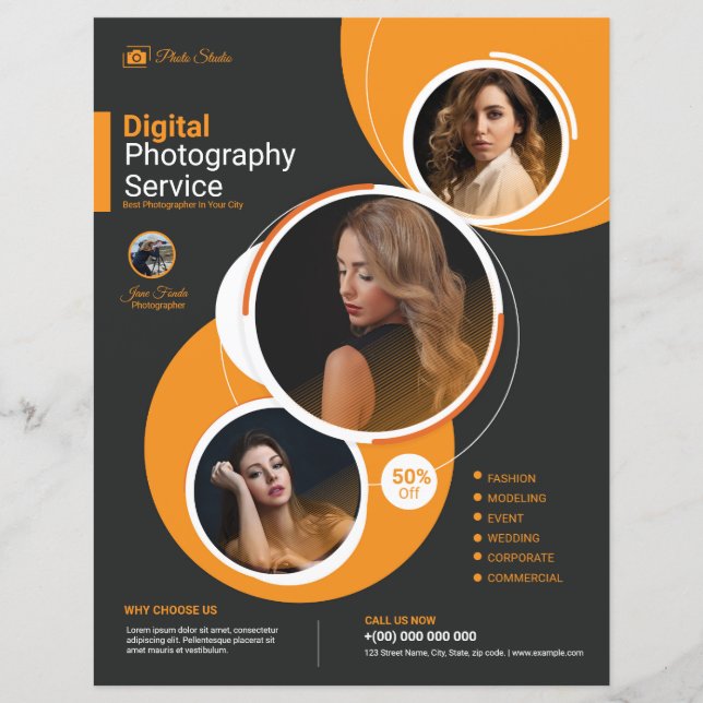 Photography Flyer Template (Front)