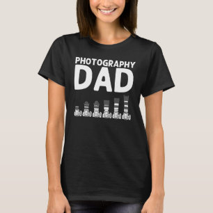 Photography For Dad Men Photographer Camera T-Shirt