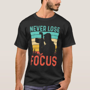 Photography  For Men Women Camera Photographer T-Shirt