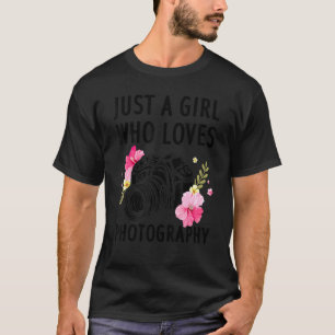 Photography For Women Girl Photographer Camera  1 T-Shirt