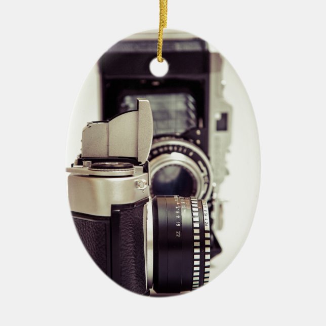 Photography - Fotografie Ceramic Ornament (Front)