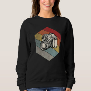 Photography Geometric Distressed Vintage Retro Sty Sweatshirt
