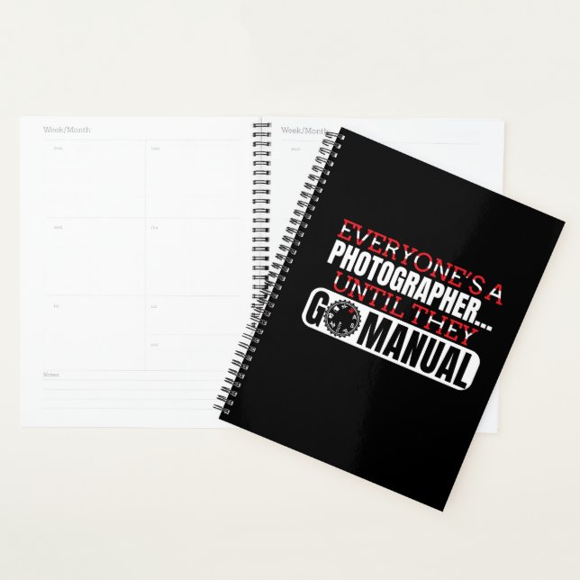 Photography - Go Manual Camera Settings Quote Planner (Display)