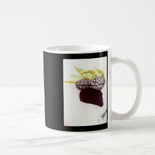 Photography Hat Hairstyle Strange Mask In Profile Coffee Mug