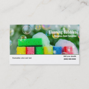 Photography House Cleaning Business Card