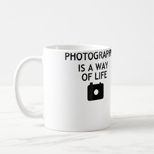 Photography Is A Way Of Life Coffee Mug (Left)