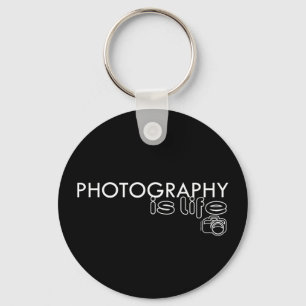 Photography Is Life Key Ring