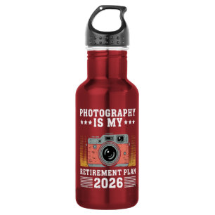 Photography Is My Retirement Plan 2026 532 Ml Water Bottle
