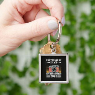 Photography Is My Retirement Plan 2026 Key Ring