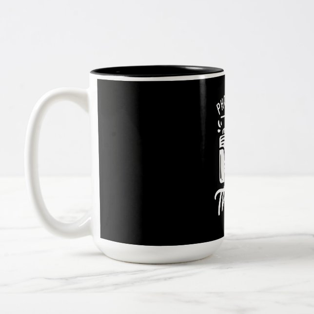 Photography Is Therapy Two-Tone Coffee Mug (Left)