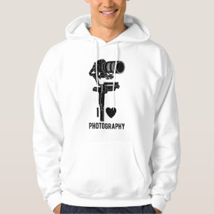 Photography Lover Camera Art Pullover Hoodie