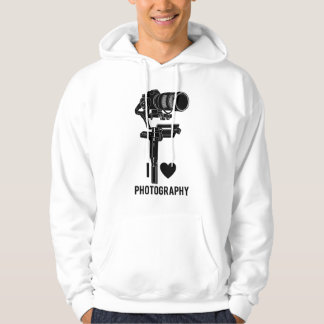 Photography Lover Camera Art Pullover Hoodie