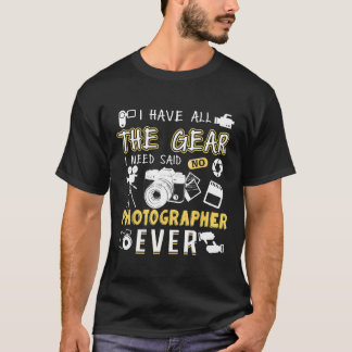 Photography Lover Gift Tee Shirt Funny Camera Phot