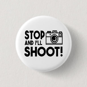Photography Lover Wedding Photographer Camera Gift 3 Cm Round Badge