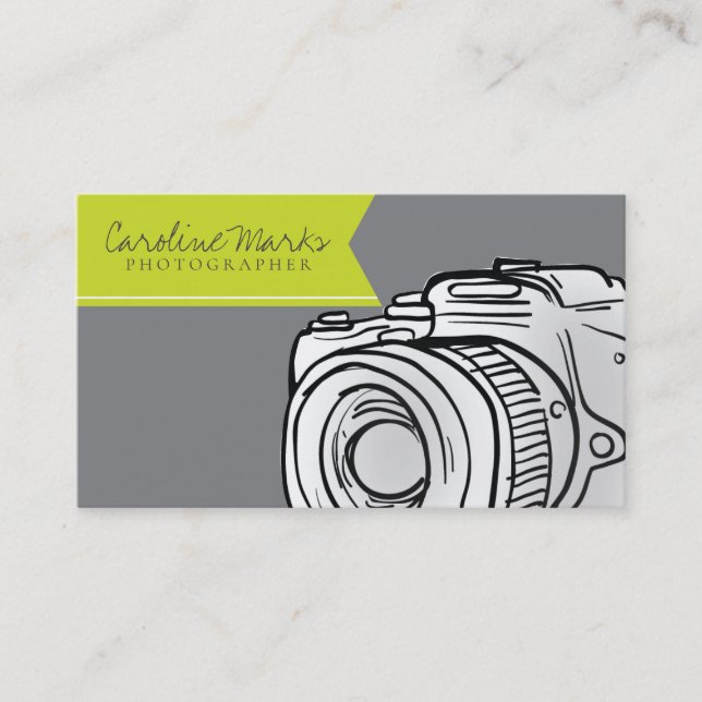 Photography modern professional business card (Front)