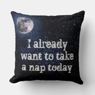 Photography - Night Sky with Full Moon + your idea Cushion