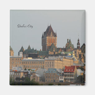 Photography of beautiful skyline of Quebec City Magnet