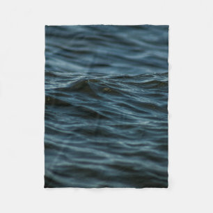 Photography of bodies of water fleece blanket