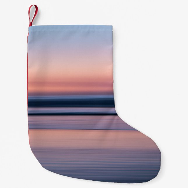 PHOTOGRAPHY OF BODY OF WATER SMALL CHRISTMAS STOCKING (Front)