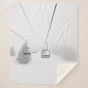 PHOTOGRAPHY OF CABLE CAR SHERPA BLANKET