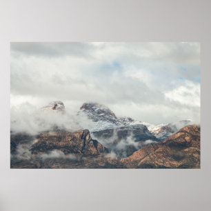 PHOTOGRAPHY OF MOUNTAIN RANGE DURING DAYTIME POSTER