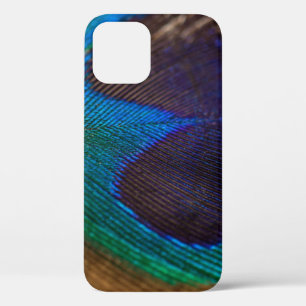 Photography of peacock feather iPhone 12 case