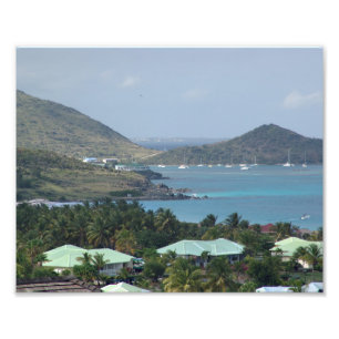 Photography of St. Thomas, VI, Caribbean, Ocean Photo Print