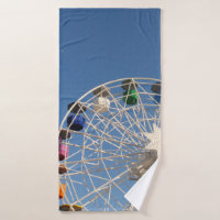 Photography of worms eye ferris wheel