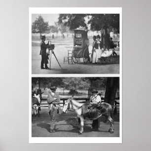 Photography on the Common and Waiting for Hire, 18 Poster