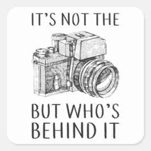 Photography Photographer Camera Funny Gift Idea Square Sticker
