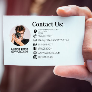 Photography Photographer Photo Session Camera Business Card