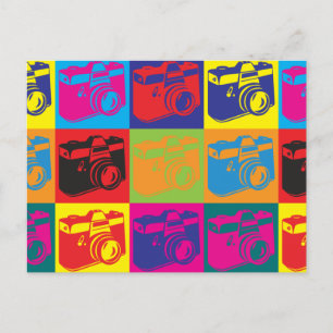 Photography Pop Art Postcard