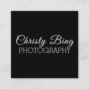 Photography Print Release Square Business Card
